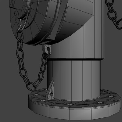 3d hydrant street model - fire hydrant for street 02 by HaNky154